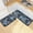 Fierce Sharks on Sea, variant on 2 Pcs Kitchen Rug Set Non Slip Absorbent Soft Floor Mats for Kitchen Bathroom Winter Mittens and Snow 19.7"x27.6"+19.7"x47.2"