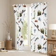 thumbnail image 3 of Manfei Pike Fish Black Out Curtains,Outdoor Fishing Hook Curtains Pack of 2 (42x63 Each),Rustic Farmhouse Cabin Bedroom Curtains For Boys Teens,Microfiber Bedroom Decor, 3 of 6