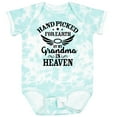 thumbnail image 3 of Inktastic Handpicked for Earth by My Grandma in Heaven Angel Wings Boys or Girls Baby Bodysuit, 3 of 5