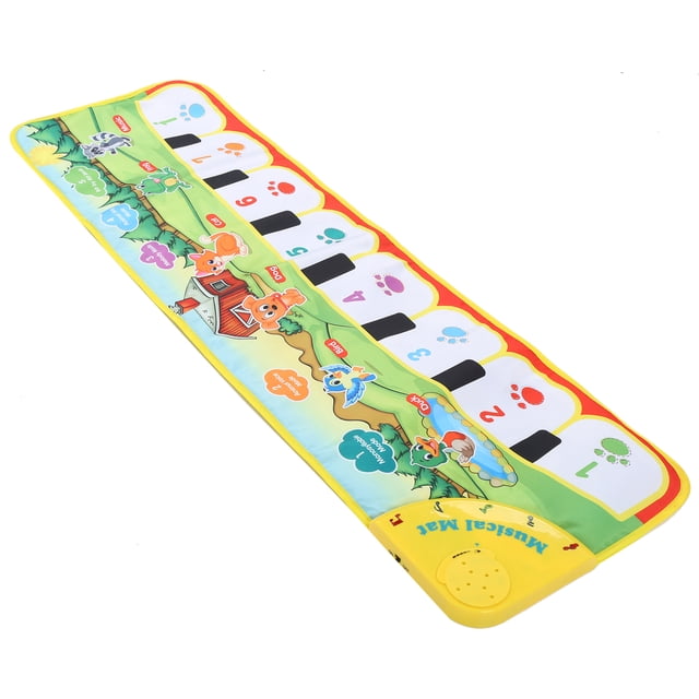 Alfombra musical para bebés BuyWeek teclado de piano