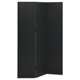 thumbnail image 1 of vidaXL 3-Panel Room Divider Black 120x180 cm Steel, 1 of 4