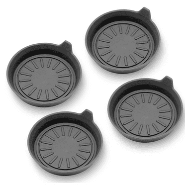 CCOCC 4Pcs Coasters,Detachable Silicone Car Coasters,Non-Slip Design and Easy-Pull Round Coasters Set of 4