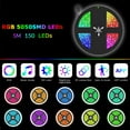 thumbnail image 3 of Mistaha Smart LED Strip Lights RGB 16.4ft. 5050 Color Changing Lights BT Connection with APP, 3 of 8