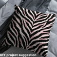 thumbnail image 2 of Castle Fairy Wildlife Zebra Fabric by the Yard 5 Yard,Animal Print Sewing Fabric,Black Pink Fabric for Sewing,Ultra Soft Geometric Home Decor, 2 of 6