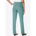 thumbnail image 2 of Roaman's Women's Plus Size Tall Plus Size Soft Knit Relaxed Pull-On Straight Leg Pant, 2 of 6