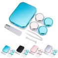 thumbnail image 2 of Contact Lens Case Kit Fashion Mirror Effect Portable Contact Lens Holder Case, 2 of 9
