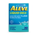 thumbnail image 4 of Aleve Liquid Gels Naproxen Sodium Pain Reliever, 20 Count, 4 of 10