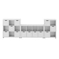 thumbnail image 2 of Winsome Julian 3Pc Storage Cabinet Set White Finish, 2 of 10
