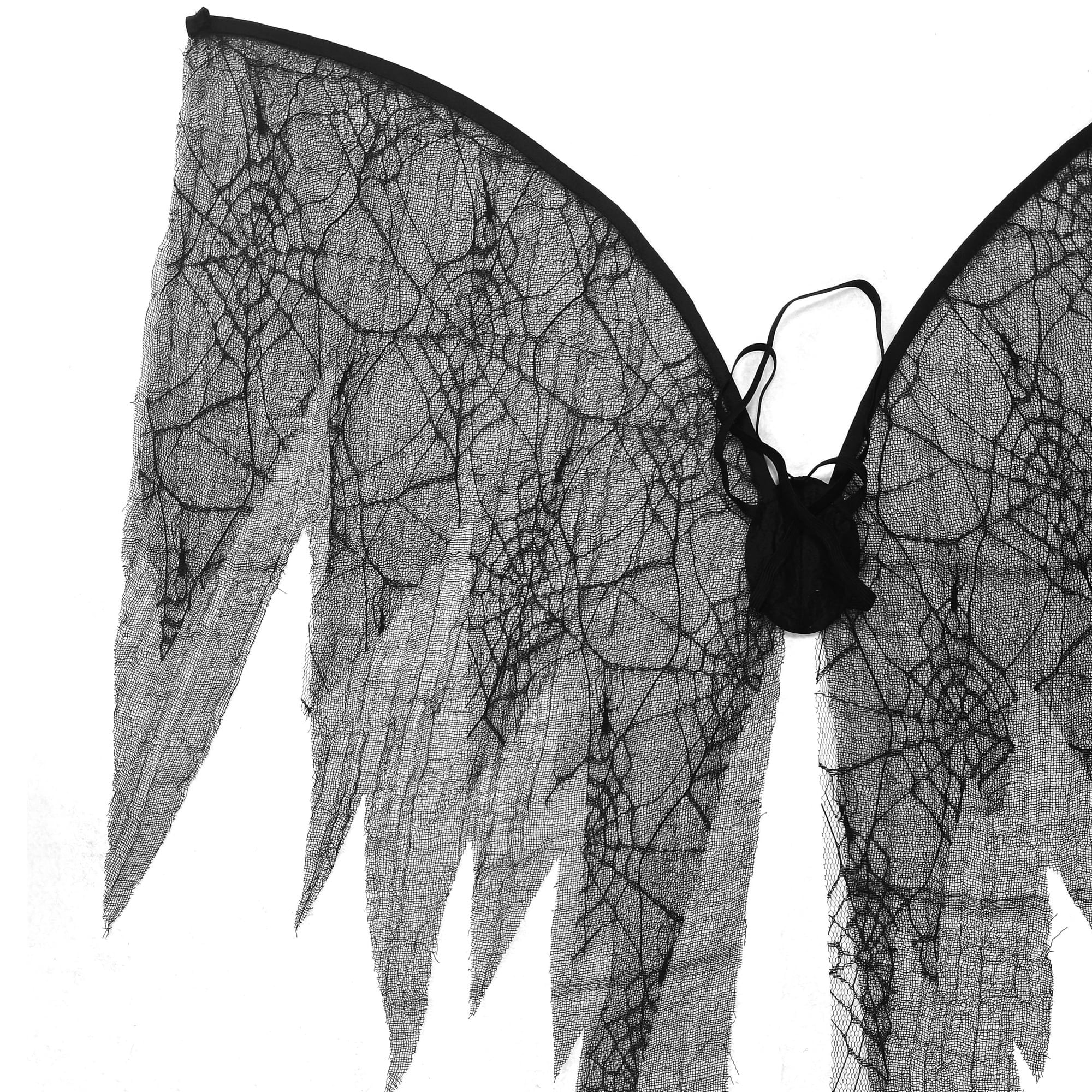 Gothic Wings Costume Accessory for Adults, Black, Halloween by Way To Celebrate