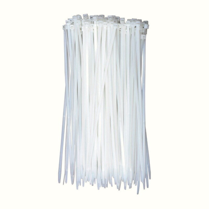 Self-Locking Nylon Plastic Ties Combo Pack Zip Ties Heavy Duty Cable Ties 4+6+8+10+12 Inch Black /& White 1000pcs