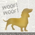 thumbnail image 2 of Kimberly, Allen 12x12 Gold Ornate Wood Framed with Double Matting Museum Art Print Titled - Ruff Ruff 2, 2 of 4