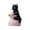 C, variant on XINGAG Cat Riding the Ducks Figurine for Office Desk Figurine for Nightstand Garden Landscape Dollhouse Aquarium Cake Decoration