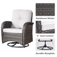thumbnail image 6 of POCASSY Outdoor Swivel Lounge Wicker Chairs with Cushions, 6 of 6