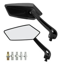 2pcs Rearview Side Mirrors Universal Motorcycle Mirror Rearview Mirror E-Bike Scooter Angle Adjustable Rotating Mirrors