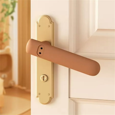 Silicone Door Handle Cover Anti-Slip Anti-Static Doorknob Sleeve Anti Collision Silent Kids Safety Doorknob Protector
