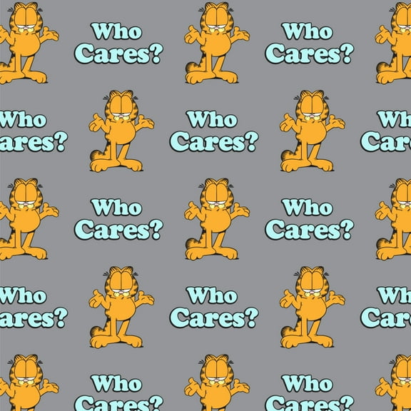 Garfield Who Cares? Premium Roll Gift Wrap Wrapping Paper