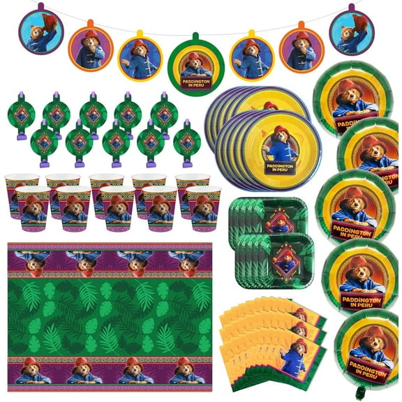 Paddington Bear Party Supplies Set