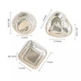 thumbnail image 1 of Bandeja desechable de papel de aluminio for tarta de huevo, cuenco de papel de aluminio, plato de papel especial for horno doméstico, paquete de 10, 1 of 2