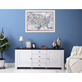 thumbnail image 2 of 1000 Piece Jigsaw Puzzle - Comical Map of USA by Tim Bulmer - Comical 1000 Piece Puzzles for Adults Colorful Jigsaw Puzzle 66cm X 50cm Funny Jigsaw Puzzles, 2 of 5