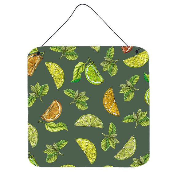 Carolines Treasures BB5207DS66 Lemons Limes and Oranges Wall or Door Hanging Prints 6x6 multicolor