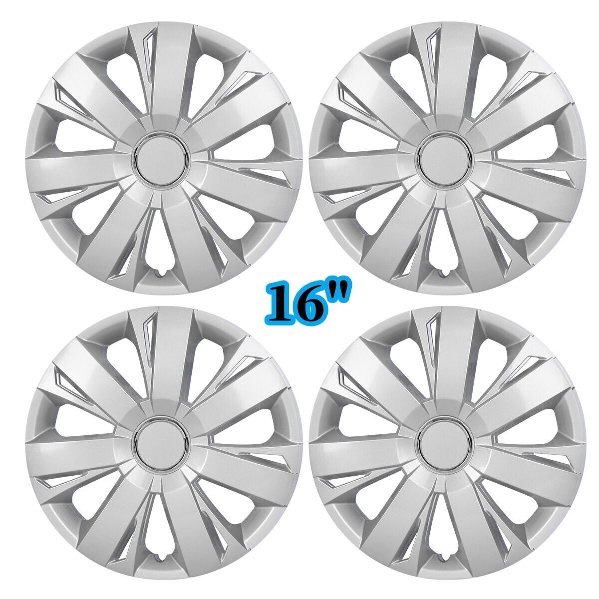 16" Set of 4 Hubcaps Fit 2011-2018 Volkswagen Jetta Steel Wheel Cover Snap on