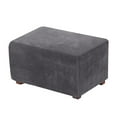 thumbnail image 3 of PENGXIANG Housses Extensibles pour Repose-Pieds Rectangulaires Protecteur de Repose-Pieds Housse de Pouf de Rangement, 3 of 11