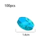 thumbnail image 2 of Cuentas octagonales de cristal de 14 mm, atrapasoles colgantes de cortina de vidrio, paquete de 100 piezas de guirnalda de cristal, 2 of 5