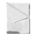 thumbnail image 2 of Kitty Soft Flannel Fleece Throw Blanket, Charming Little Animal Laying with Head on Paws, Cozy Plush for Indoor and Outdoor Use, 60" x 80", Pale Grey White, by Ambesonne, 2 of 5