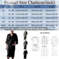 thumbnail image 2 of VNKIDY Men's Loungewear Solid Color Short Sleeve V Neck Robes Belted Pockets Soft Loungewear For Casual Daily Home Relaxation Activities Versatile Homewear, 2 of 4