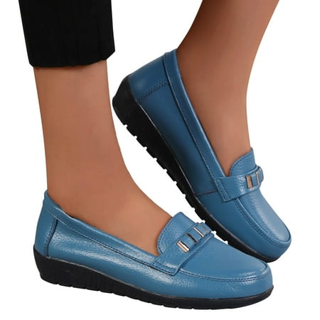 

Sanbonepd Casual Shoes Fashion Womens Breathable Lace Up Shoes Flats Casual Shoes