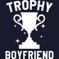 thumbnail image 3 of CafePress - Trophy Boyfriend Sweatshirt (Dark) - Classic Crew Neck Sweatshirt, 3 of 4