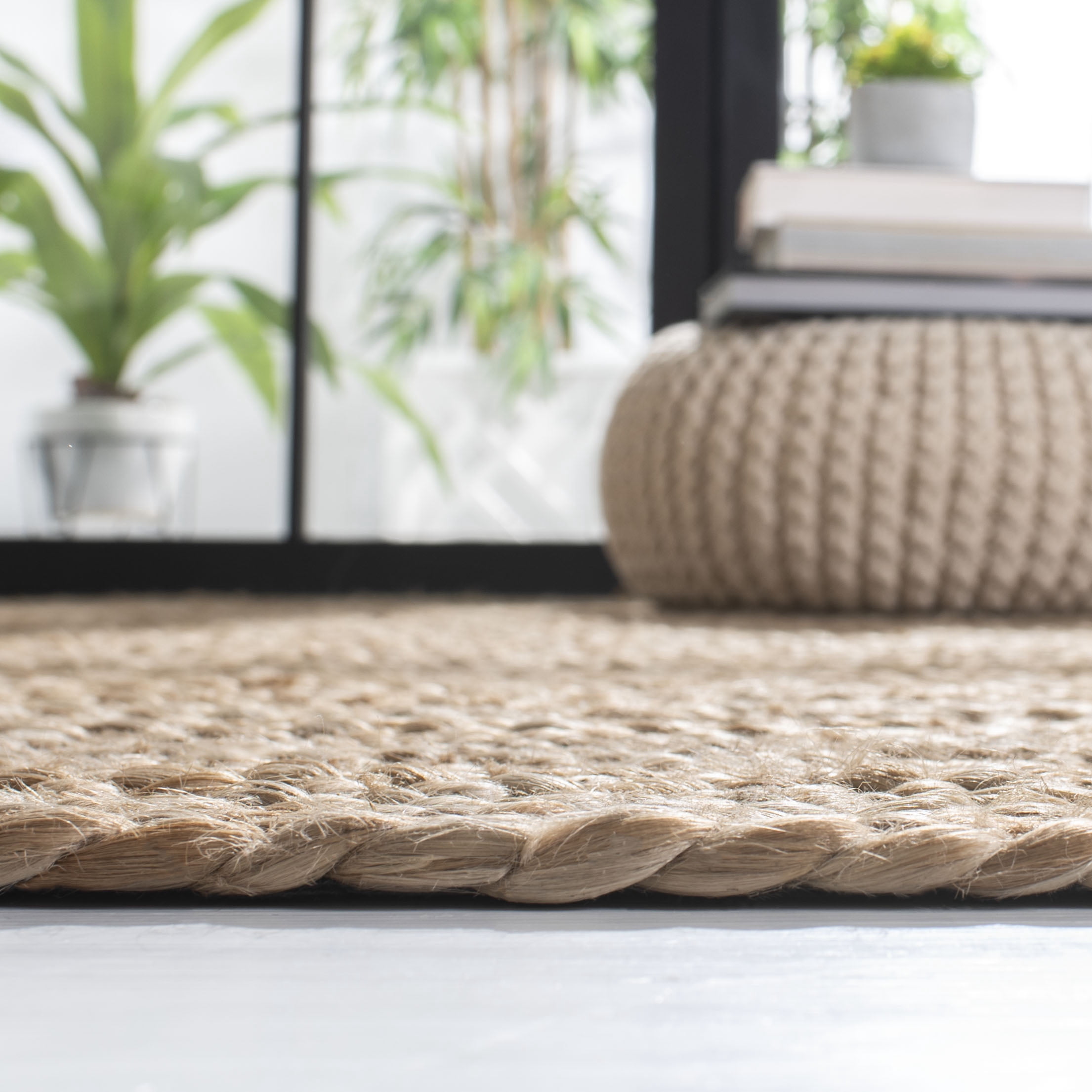 SAFAVIEH Natural Fiber Kevin Abstract Runner Rug, Natural, 2'3" x 12'