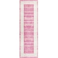 thumbnail image 2 of Jill Zarin Uptown Collection Area Rug - Yorkville (2' 7" x 8' Runner Pink/Ivory), 2 of 5