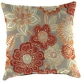 thumbnail image 4 of Jordan Manufacturing 16" x 16" Anita Scorn Grey Floral Square Outdoor Throw Pillow (2 Pack), 4 of 10