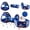 Blue, variant on Flynow Rocket Ship Play Tent House Pop up toys for 0-1-2-3-4-5-6 Age boys Gift Play Tent Kids Indoor Outdoor Spaceship Playhouse Tent Set Basketball Hoop Indoor