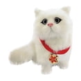 thumbnail image 2 of SKyggJG34 cat stuffy cute girl stuff 3 yr old girl gifts Cat Toys Stuffed Sounds Cats That Look Real Stuffed Cat Pillow Realistic Stuffed Animal Birthday Toys, 2 of 8