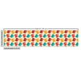 thumbnail image 3 of Ambesonne Vintage Fabric by the Yard Upholstery, Colorful Mug Silhouette Art, 1 Yard, Vermilion Marigold and Teal, 3 of 5