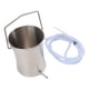 thumbnail image 5 of Enema Bucket Kit 2L Stainless Steel Bucket 4pcs Nozzle 2m Hose Kit for Detoxification Constipation, 5 of 5