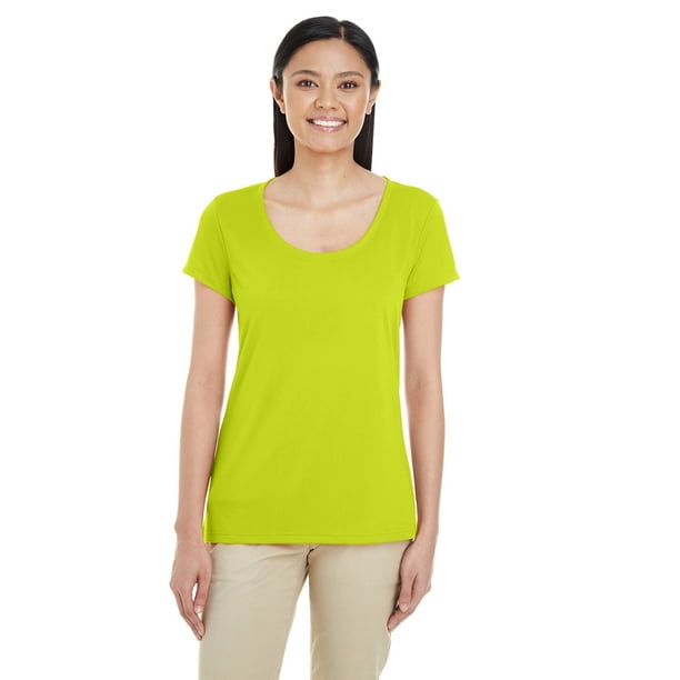 Gildan Gildan, The Ladies' Performance® Core TShirt SAFETY GREEN