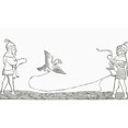 thumbnail image 2 of Falconry in the middle ages. From Le Magasin Pittoresque, published 1843. Poster Print (18 x 10), 2 of 2