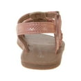 thumbnail image 5 of Laura Ashley Girls Hook and Loop Strappy Gladiator Sandals. (Toddler/Little Kids). - Peach, 5, 5 of 6