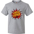 thumbnail image 3 of Inktastic Little Sister Super Hero Youth T-Shirt, 3 of 5