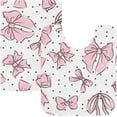 thumbnail image 4 of Coolnut Bow Pink Bathroom Rug Rectangular Bath Mat Non Slip Bath Rugs Absorbent Shaggy Bathmats for Sink Shower 16" x 24" Home Decor, 4 of 7