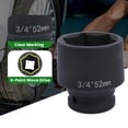 thumbnail image 3 of Impact Socket YTKavQ 3/4 Drive, 52 mm, 6 puntos, acero de aleación de cromo molibdeno estándar, 3 of 6