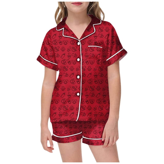 Kid DIY Hand Painted Homewear Set Colouring Pajama Sets For And Girl Can Play With And Wea 8 Girl Outfits