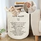 thumbnail image 1 of Cesta de ropa plegable grande con asa | Cesto para ropa sucia de tela de lino y algodón | Organizador de almacenamiento portátil y ligero para baño, dormitorio y armario, 1 of 6