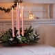 thumbnail image 4 of Long Thread Candle Wedding Banquet Party Holiday Decoration, metal rolling stand, 2-tier glass design, elegant table centerpiece, high-intensity LED light, foldable portable, for office, 4 of 8