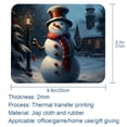 thumbnail image 5 of Snowman Printed Gaming Mousepad Desk Mat, Non-Slip Rubber Bottom Mouse Mat 8.3x9.8 Inch - Suitable for Office and Gaming, 5 of 6