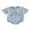 Blue, variant on BemeyourBBs Newborn Baby Boy Summer Clothes Infant Baby Boys Fishing Outfit Bubble Romper Crew Neck Short Sleeve Fish Embroidery Striped Print Waffle Knit Bodysuit Jumpsuit Palysuit