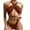 Coffee, variant on Aayomet Two Piece Swimsuit For Women Women Color 2pack Rib Bikini Swimsuit Split Push Up Two Piece Bikinis Swimsuit Beachwear,Coffee M